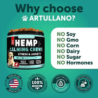 Pawz CalmPaws™ — Hemp Calming Chews for Anxious Dogs (120 Treats) 2
