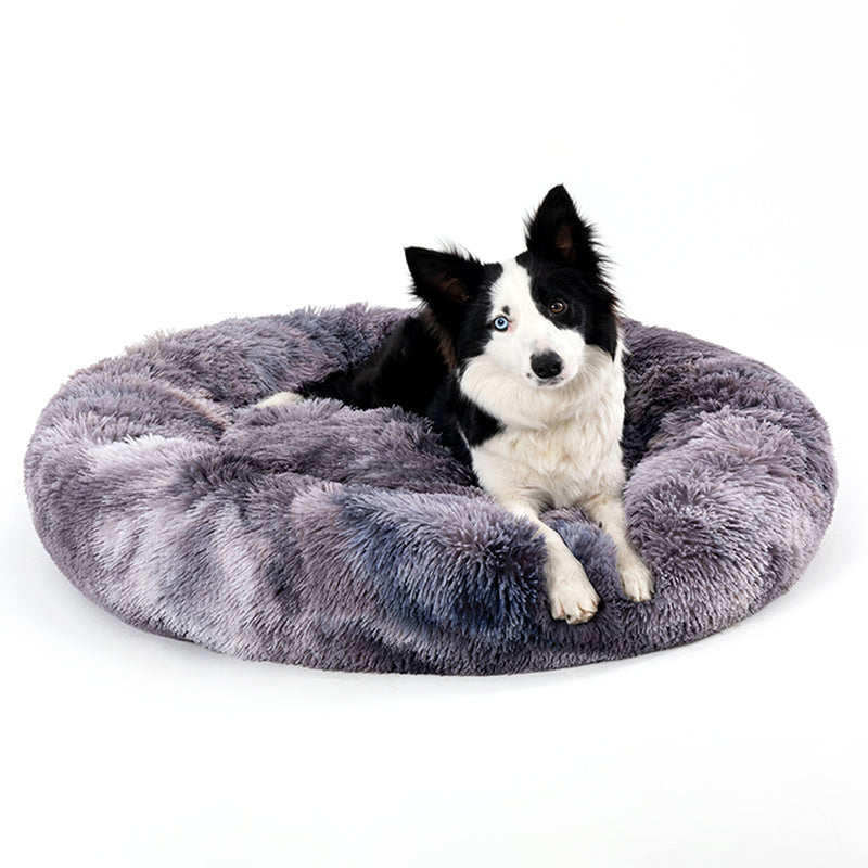 Pawz CloudNest™ — Luxury Donut Dog & Cat Bed | Ultra-Soft Long Plush Calming Bed | Machine Washable | S to XL