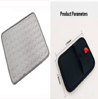Pawz CoolNest™ — Ice Silk Self-Cooling Mat for Dogs & Cats (Beat the Heat in Style) 5