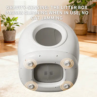 Pawz CleanVault™ — Smart Self-Cleaning Litter Box for Cats (78L Enclosed, App-Controlled, Multi-Cat Safe, Odor-Free) 5