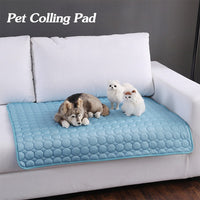 Pawz CoolNest™ — Ice Silk Self-Cooling Mat for Dogs & Cats (Beat the Heat in Style) 3