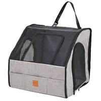 Pawz CarSafe™ — Foldable Waterproof Car Dog Cage & Seat Protector | PVC Frame + Oxford Cover + Seat Belt Harness | M & L 5