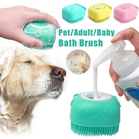 Pawz SoapGlove™ — Silicone Shampoo-Dispensing Bath Massage Glove for Dogs & Cats (Built-In Dispenser, Gentle Bristles) 1