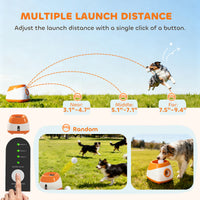 Pawz FetchPro™ — Automatic Ball Launcher for Dogs (26–79 ft Range, 5200mAh Battery, Remote Control, 6 Balls Included) 5
