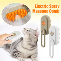 Pawz SteamGroom™ — 3-in-1 Electric Steam Pet Brush (Steam Spray + Detangle + Massage, USB Rechargeable, Cats & Dogs) 1