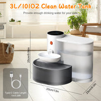 HydrateMate™ 3L Cordless Pet Fountain — Fresh Water, All Day, No Cords 2