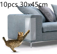 Pawz ScratchShield™ — Clear Anti-Scratch Furniture Guard Pads for Cats (Self-Adhesive, No-Residue PVC, Multiple Sizes) 2