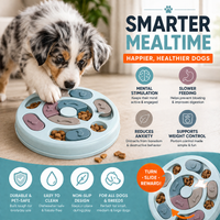 Pawz BrainBowl™ — Interactive Puzzle Feeder for Dogs & Cats (Slow Feed, IQ Training, Anxiety Relief) 1