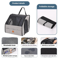 Pawz CarSafe™ — Foldable Waterproof Car Dog Cage & Seat Protector | PVC Frame + Oxford Cover + Seat Belt Harness | M & L 3