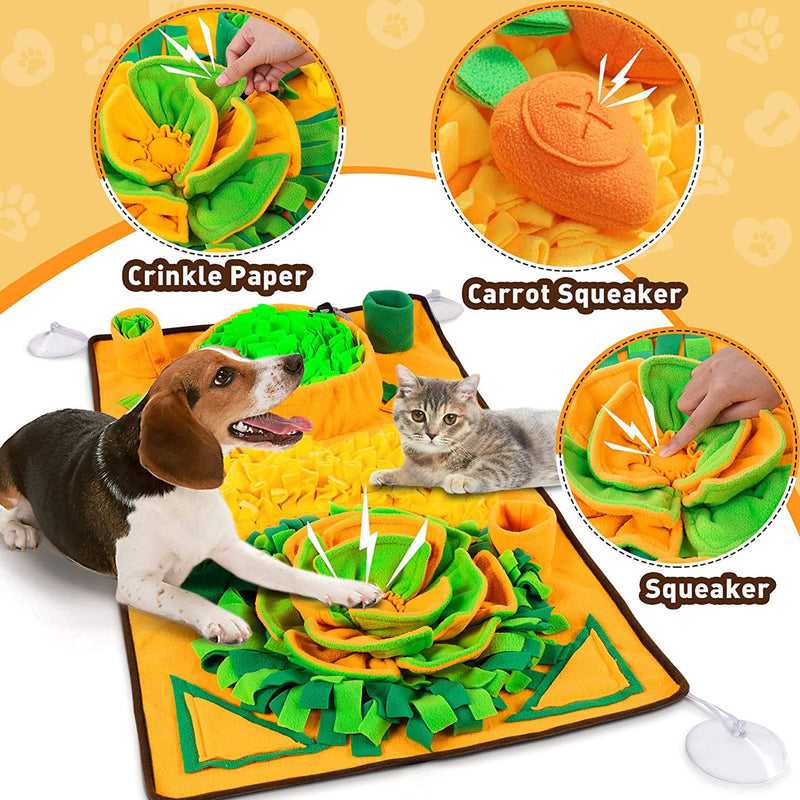 Pawz NoseworkPro™ — Avocado Snuffle Mat for Dogs | Stress-Relief Puzzle Feeding Mat | Slow Feeder & Mental Enrichment Toy