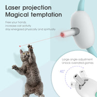 Pawz LaserProwl™ — Hands-Free Laser Collar Cat Toy | Auto On/Off, USB Rechargeable, 5-Hour Play 3
