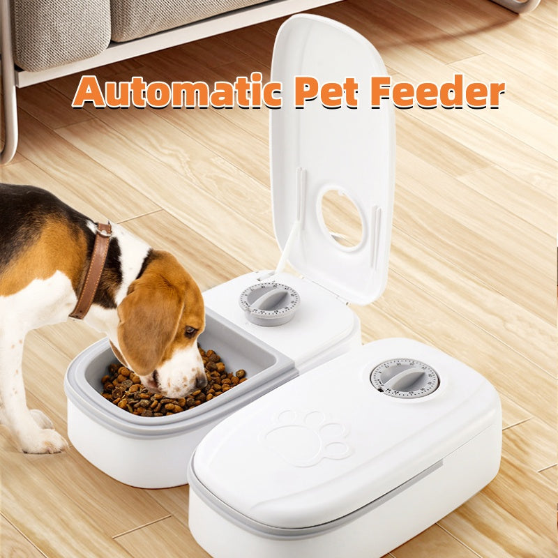 Pawz AutoFeed™ — 2-in-1 Gravity Automatic Pet Feeder & Water Dispenser (Single & Double Bowl, Dogs & Cats)