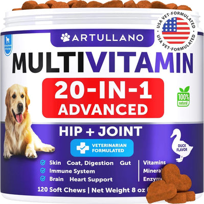 Pawz VitaLife™ 20-in-1 — Complete Daily Multivitamin for Dogs (Puppy to Senior)