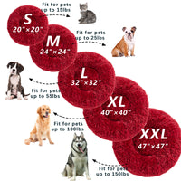 Pawz CloudNest™ — Luxury Donut Dog & Cat Bed | Ultra-Soft Long Plush Calming Bed | Machine Washable | S to XL 4